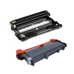 Toner compatible Brother TN-2510XL noir XL plus un tambour compatible Brother DR-2610