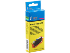 Consommable compatible Canon CLI-571M XL, par iColor, avec puce de réinitialisation