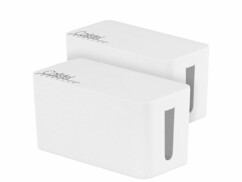 Lot de 2 petites boîtes de rangement pour cacher les prises