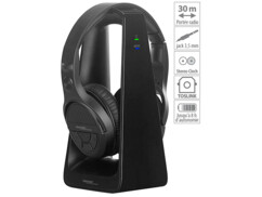 Casque stéréo sans fil 2,4 GHz avec station de chargement OK-300 Auvisio