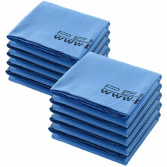 10 draps de bain bleu hyper absorbant de la marque PEARL