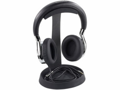 Support universel pour casque audio avec plateau spécial câble Auvisio