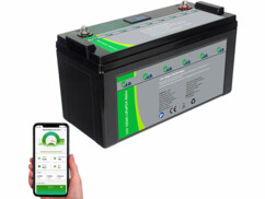 Batterie LiFePO4 connectée avec fonction BMS et écran LCD