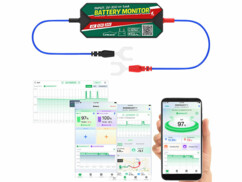 Contrôleur de batterie connecté 6 V à 24 V
