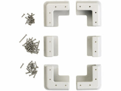 Kit de fixation pour panneaux solaires avec équerres et visserie
