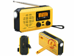 Radio de poche solaire & dynamo avec écran LCD