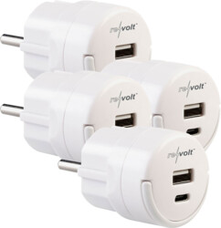 4 chargeurs secteur compacts USB-A / USB-C 20 W