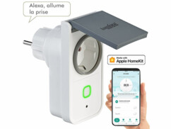 Prise d'extérieur connectée SF-560.avs avec wattmètre et commandes vocales