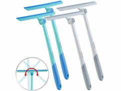 4 raclettes en silicone 27,5 cm avec tête pivotante de la marque Pearl