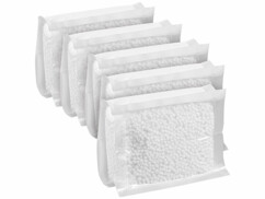Lot de 5 recharges de granulés actifs pour déshumidificateur EF-400.