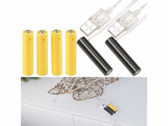 2 adaptateurs USB avec piles factices AAA