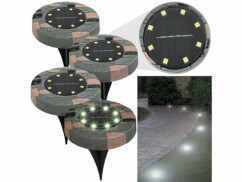 4 lampes de sol solaires à LED