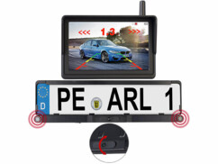 Caméra de recul solaire HD sans fil PA-720.slr avec moniteur