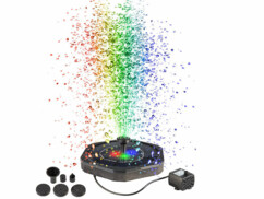Fontaine solaire LED RVB