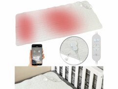 Sur-matelas chauffant connecté 160 x 80 cm
