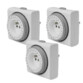 Pack de 3 programmateurs secteur mécaniques analogiques