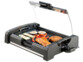Barbecue électrique de table en train de cuir des legumeset de la viande