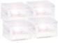 Lot de 4 pavés lumineux à LED.