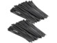 200 colliers de serrage réutilisables - Noir - 250 x 7,6 mm