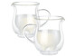 2 pichets à lait double paroi "Pis de Vache" - 20 cl