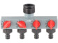 2 électrovalves magnétiques et sélecteur 4 sorties