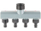 2 électrovalves magnétiques et sélecteur 4 sorties