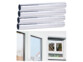 4 films de discrétion - 40 x 200 cm - Miroir Protection UV 85%