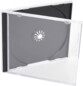 CD/DVD 10.4 mm Boîtiers pour 1 disque avec Plateau noir (Lot de 10)