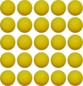 25 billes en mousse pour blaster Nerf Rival