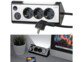 Multiprise 3 prises avec veilleuse LED et 2 ports USB