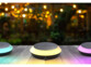 2 Lampes solaires d'extérieur connectées avec LED et détecteur de mouvement 