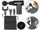 pistolet de massage sans fil 4 embouts avec mises en situation