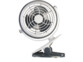 Mini ventilateur USB avec rotor de 12,7 cm de diamètre et pince de fixation.